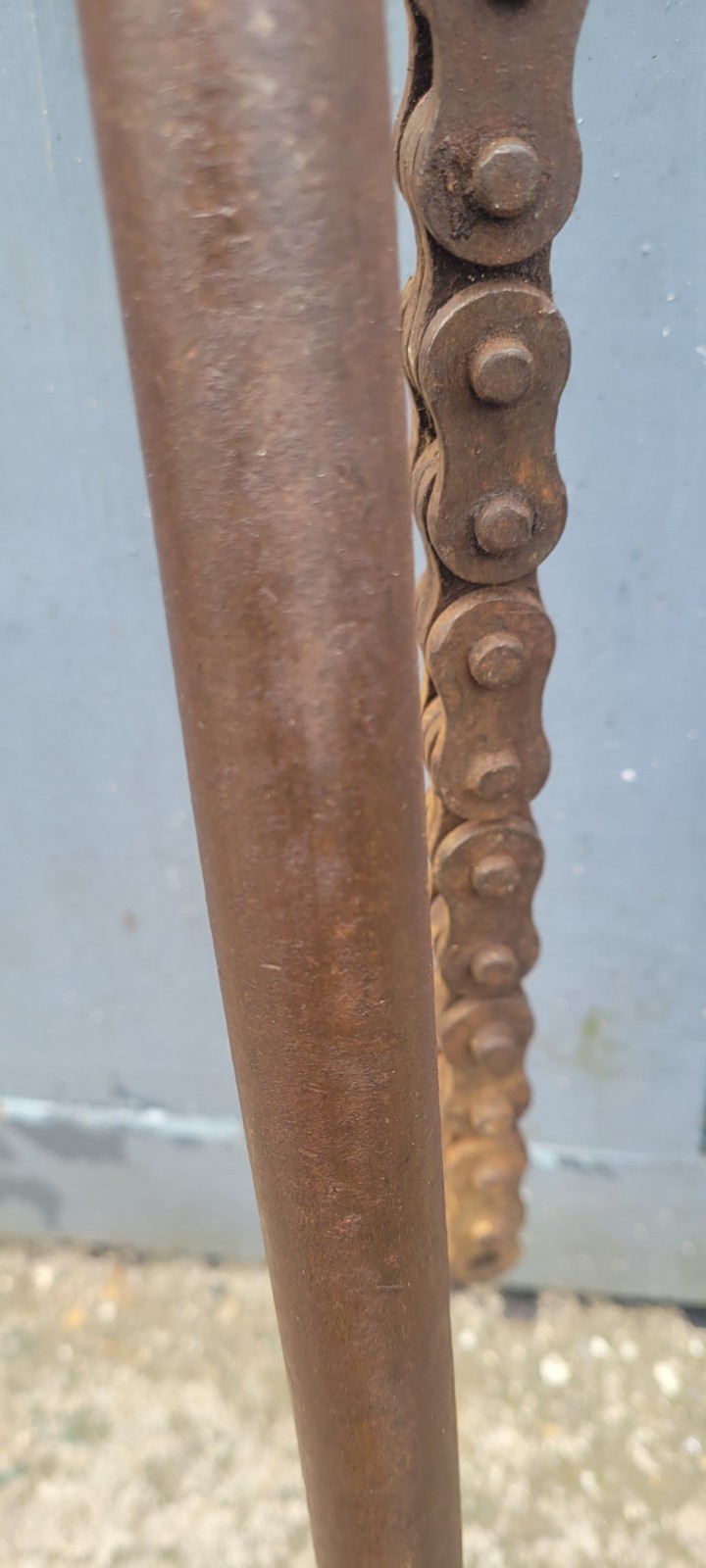Vulcan No 32 Vintage Pipe Wrench Chain Wrench Tong USA H/D Collectable Tool