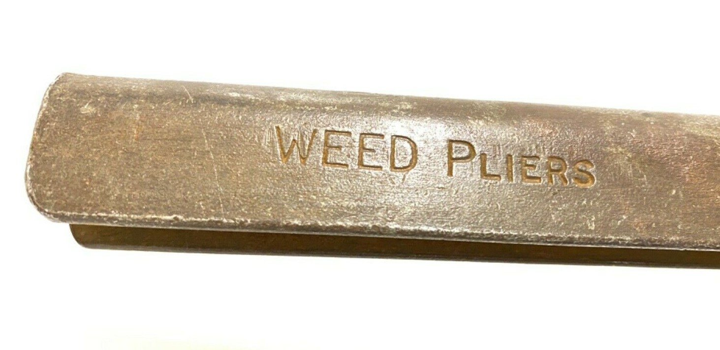 Vintage Weed Pliers American Chain Co Inc Made in USA 13″ Tool Bridgeport