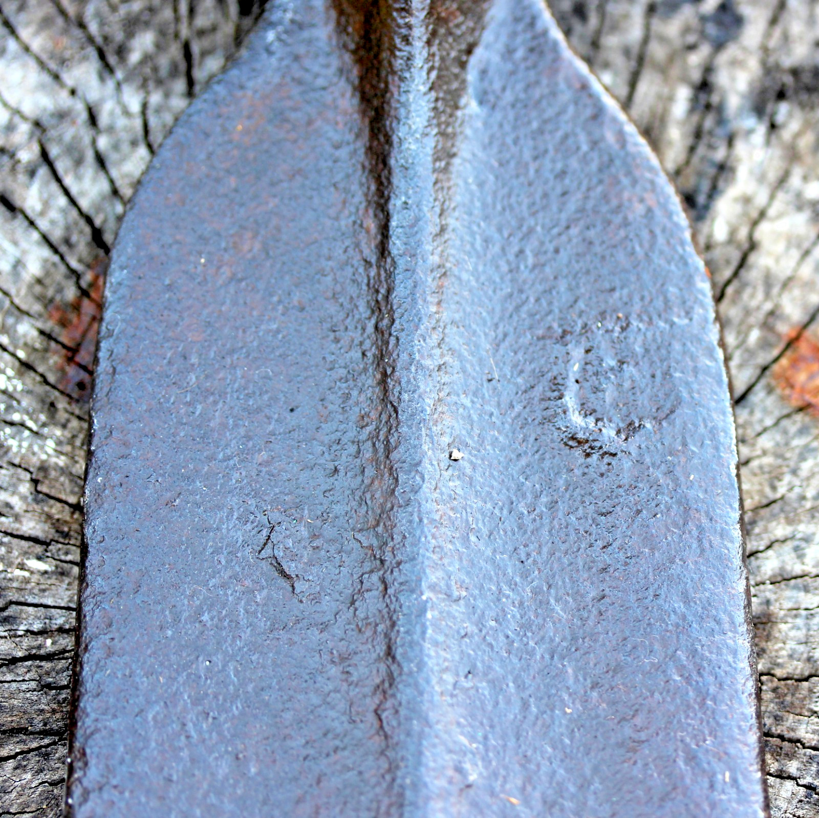 Antique Hubbard “H” Shield Mark 13″ Head Mattock Adze Axe Hickory Crossville TN
