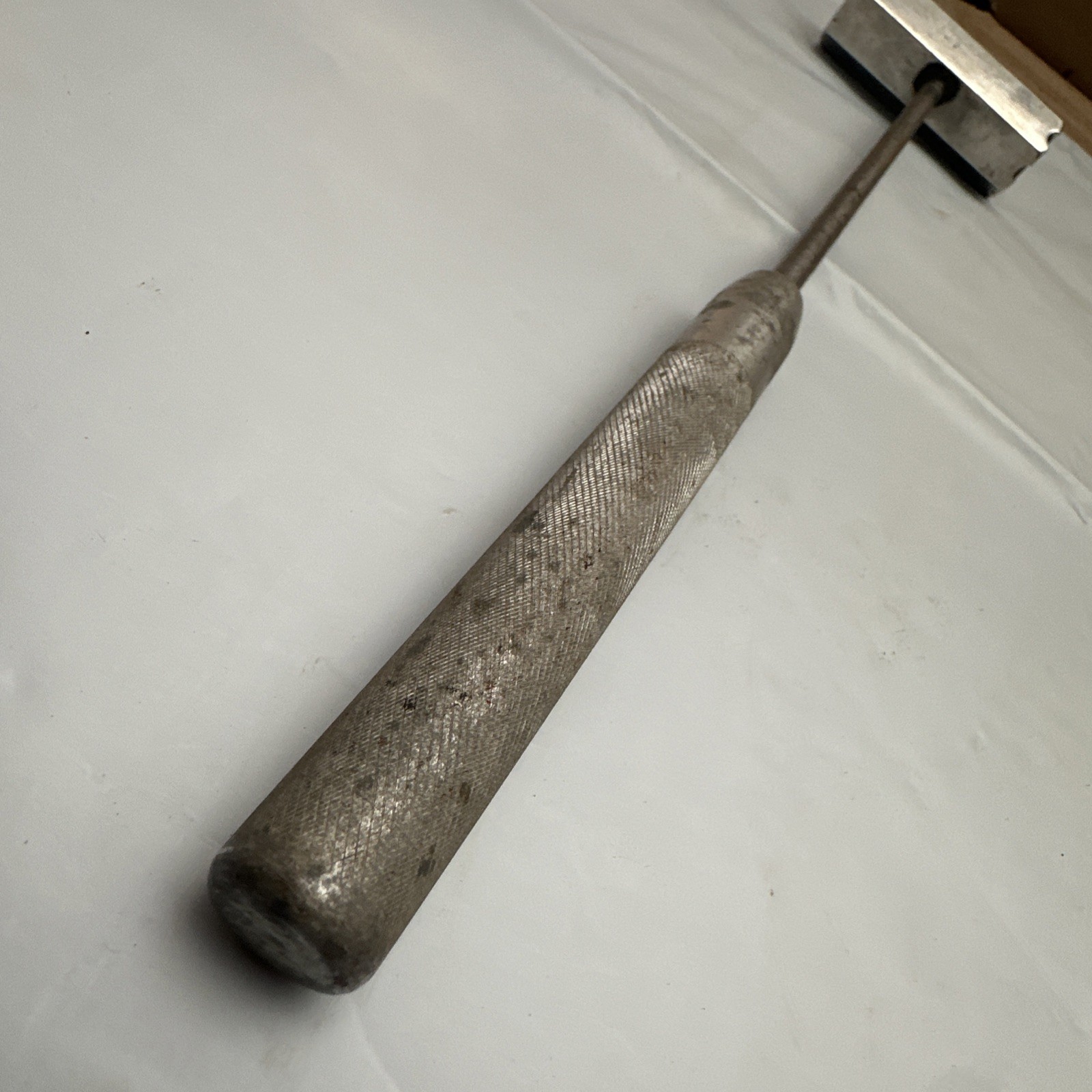 Vintage Machinist Jewelers Chrome Head Hammer Mallet Aluminum 11.5” Handle 16 Oz