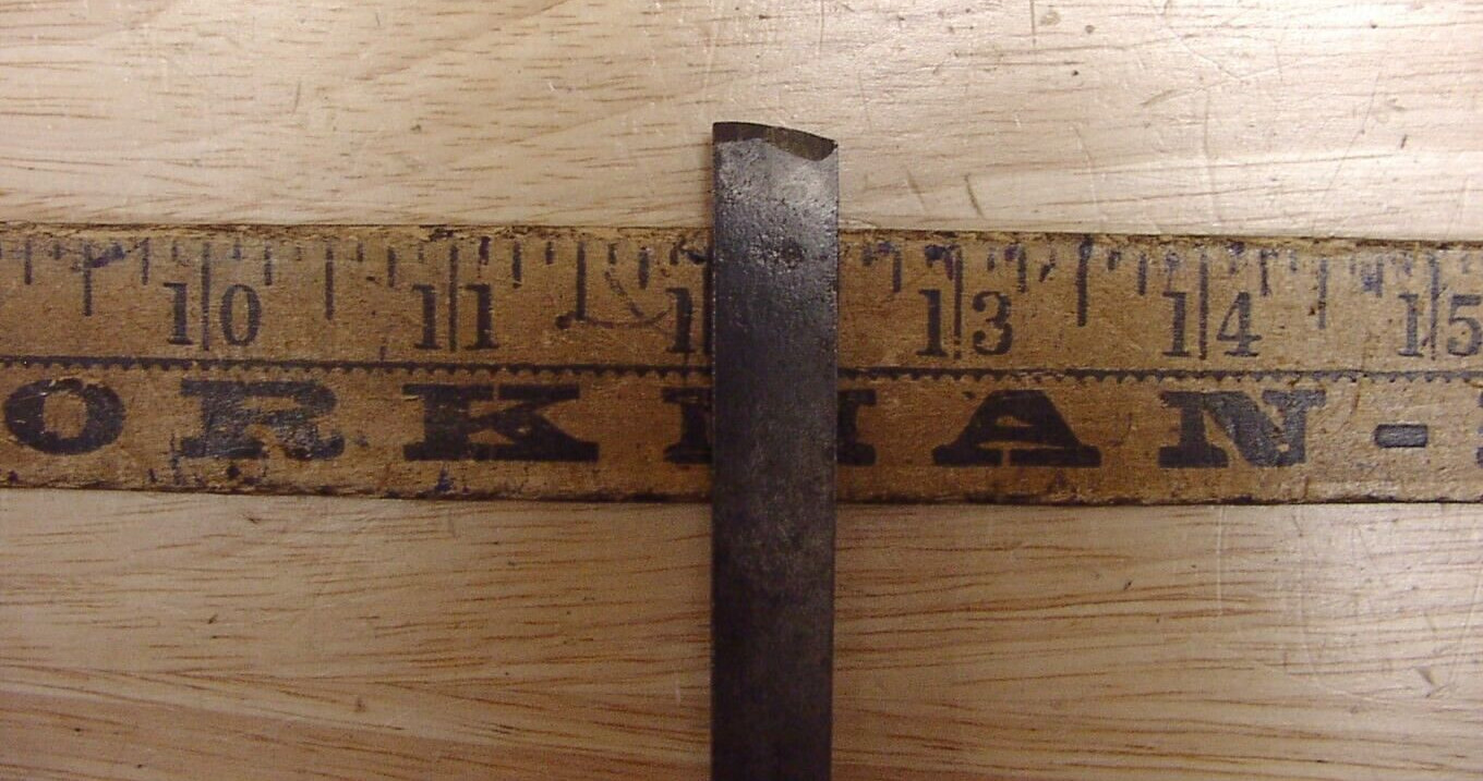 Vntg Buck Bros Cast Steel Tang Firmer Chisel,1/2″ X 3-5/16″,W/4-5/8″ Wood Handle