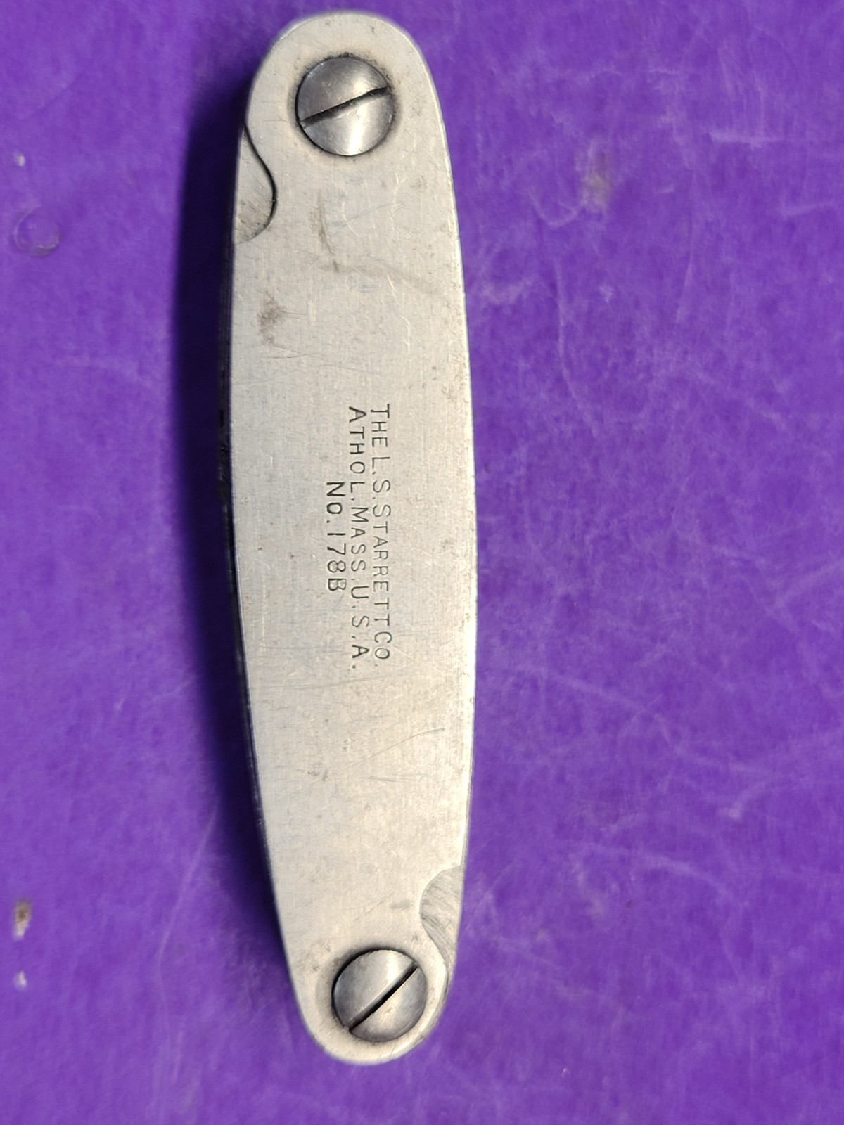 L.S. Starrett Co. Vintage No. 178-B Radius or Filler Gauges