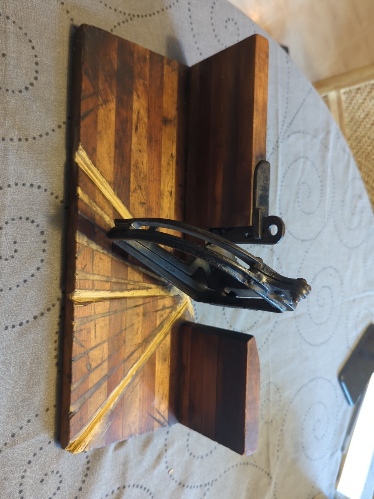 Cast Iron And Wood Perfection Miter Box By Union Hardware Co. Kenetticut…