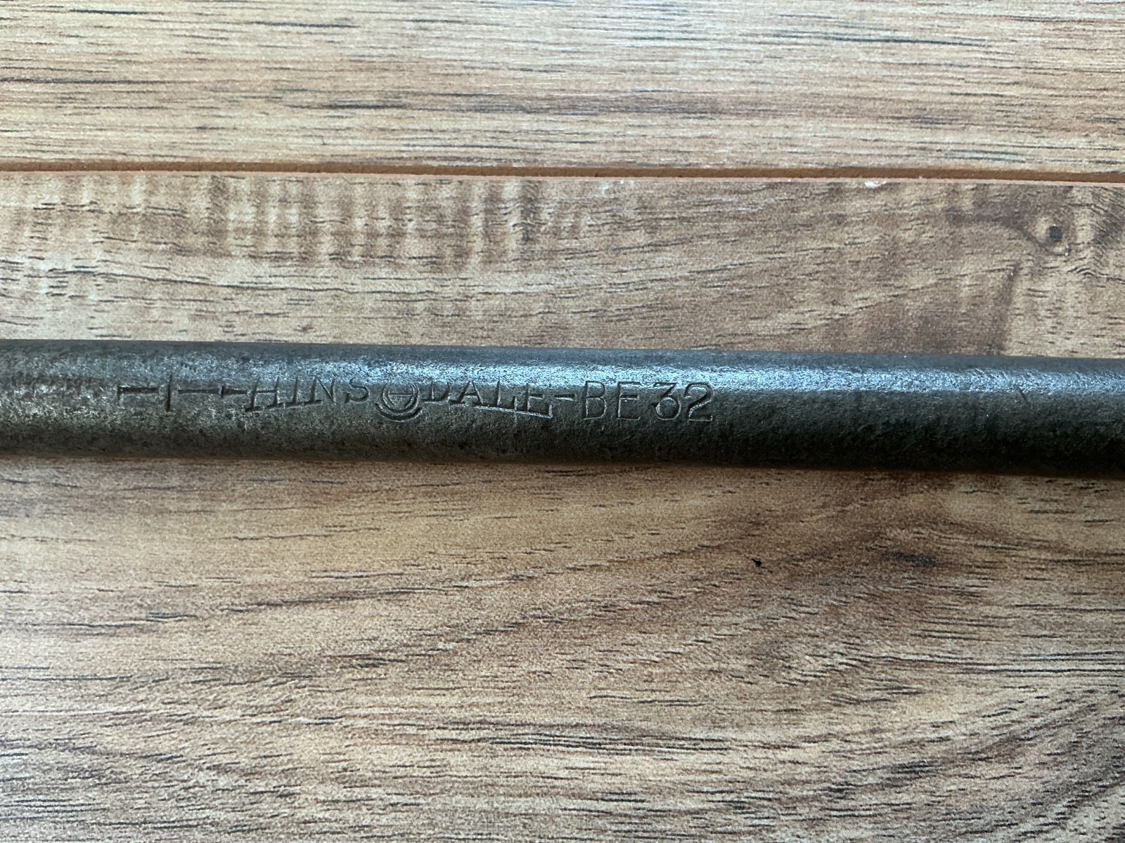 RARE Vintage Hinsdale 1” Round Handle Combination Wrench BE32 14.75″ Length