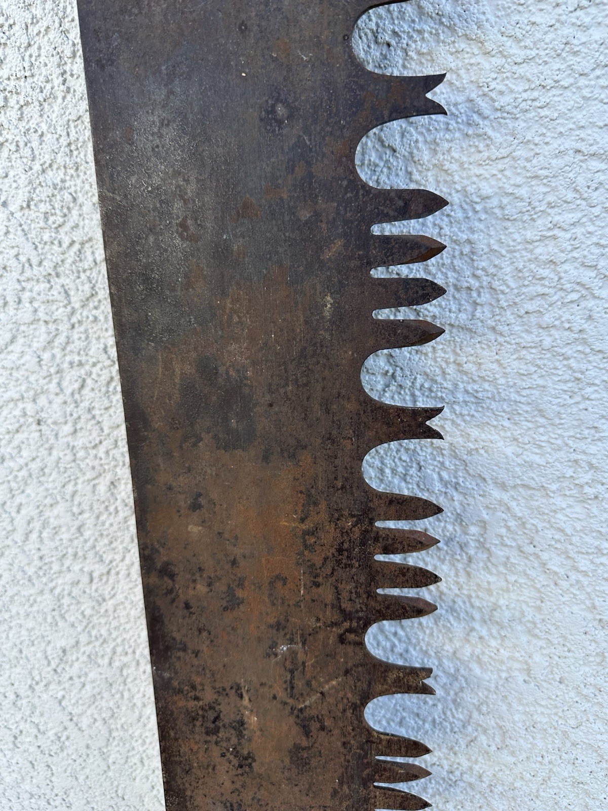 Antique 1/2 Man Crosscut Logging Saw 60” Blade Vintage Blade Logging Barn Find