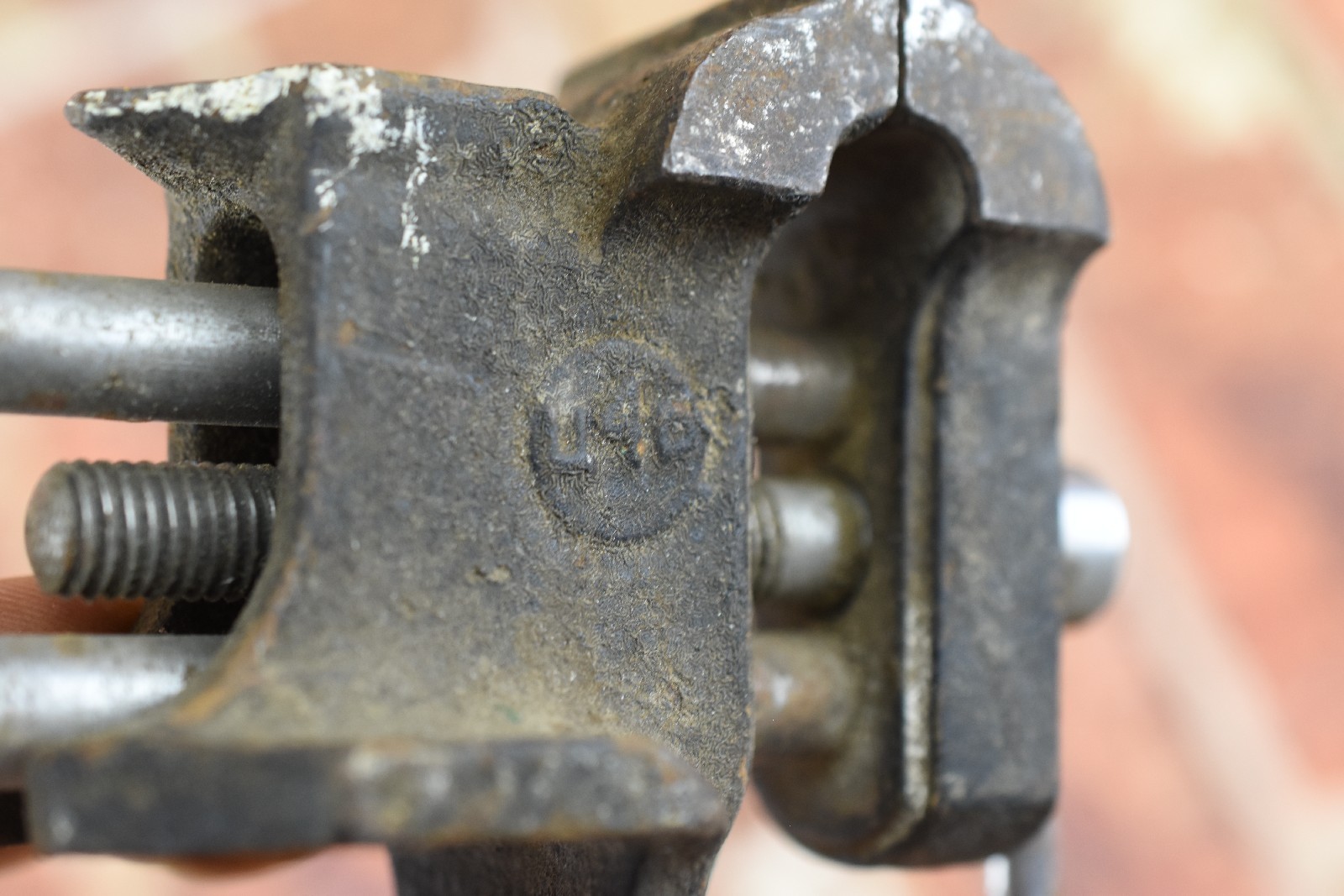 Old Soviet vice clamp metal work Jewelers Watchmakers tool USSR VTG