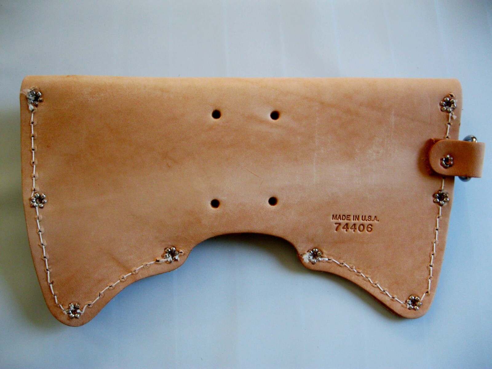 Cruiser Axe Sheath 2.5 lb. Double Bit Leather With D- Ring Made in USA