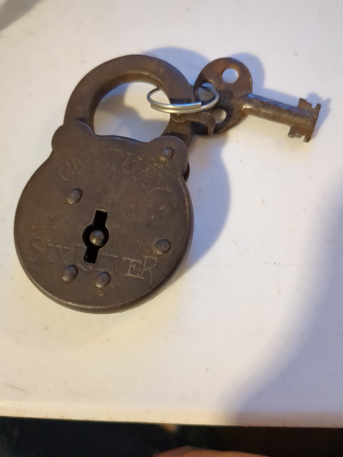 Antique Yale Century 6 Lever Lock Yale & Towne Mfg. Padlock One KEY