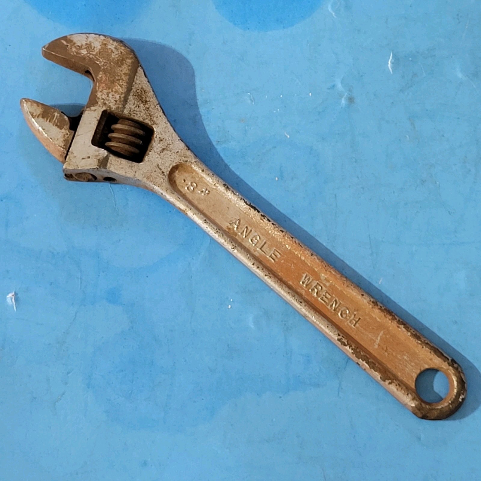 8″ Angle Wrench Partial Forged Japan Adjustable Wrench, Works Well