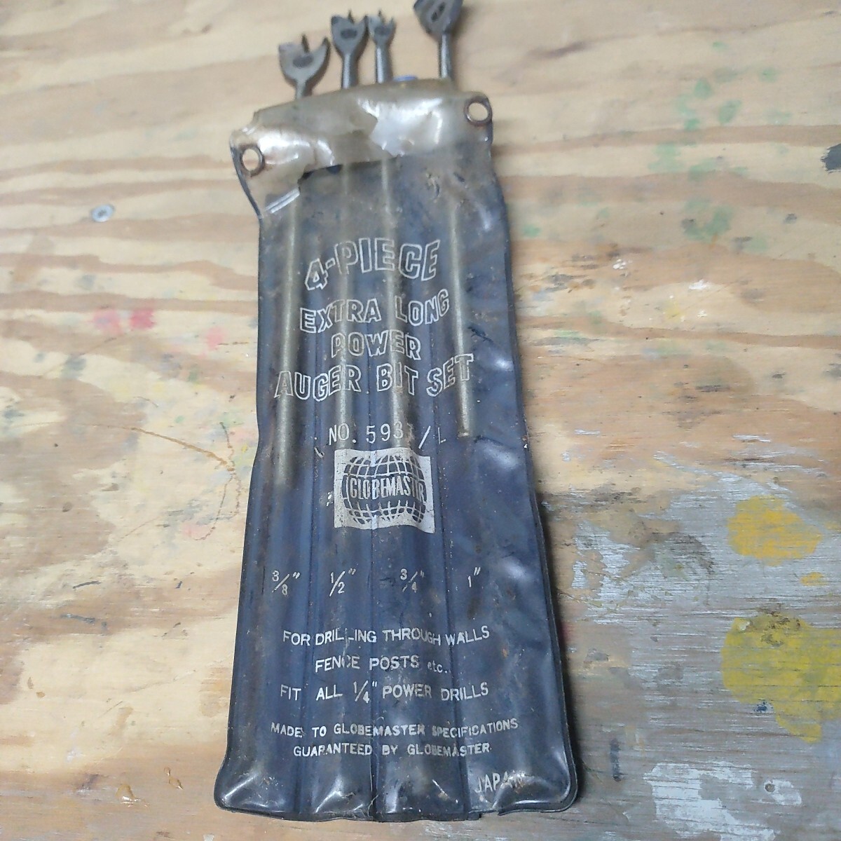 Globemaster 4 Pc Auger Bit Set No 5937