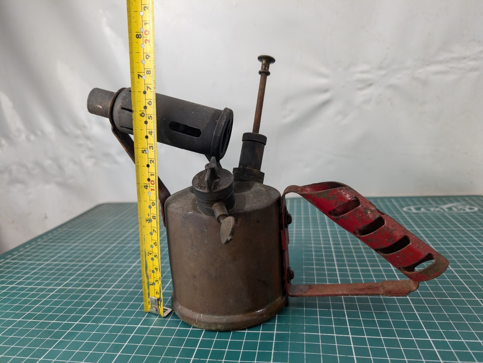 Vintage Monitor No. 24a Brass Paraffin Blow Torch Lamp Tool Made England