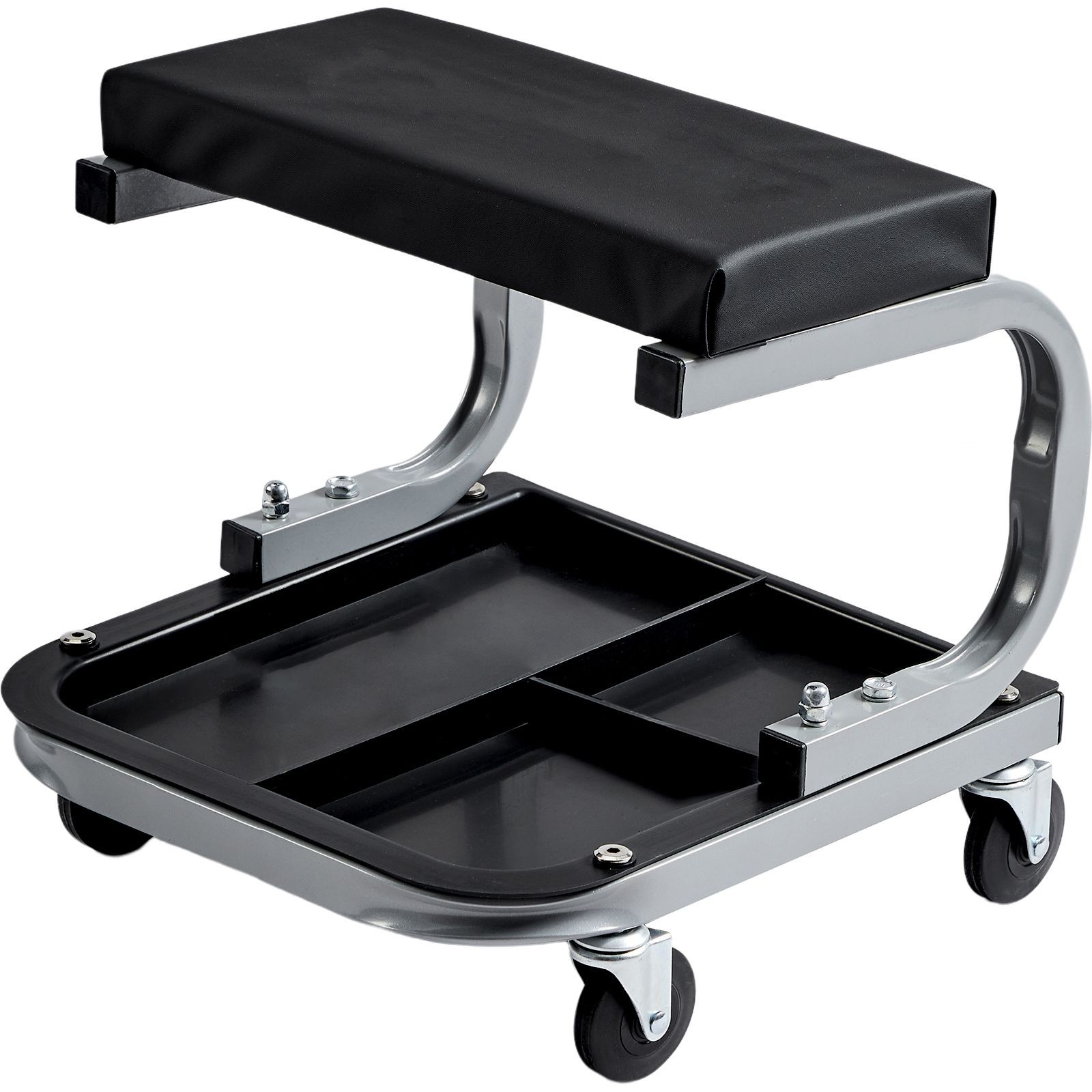 250lb Padded Creeper Stool with Tool Tray