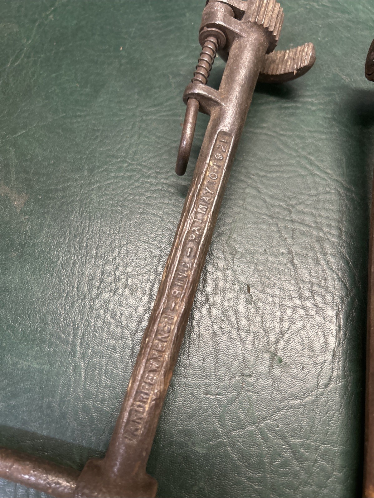 Andree 8” Self Adjustable Basin / Plumbers Wrench May 10, 1921 & Additional
