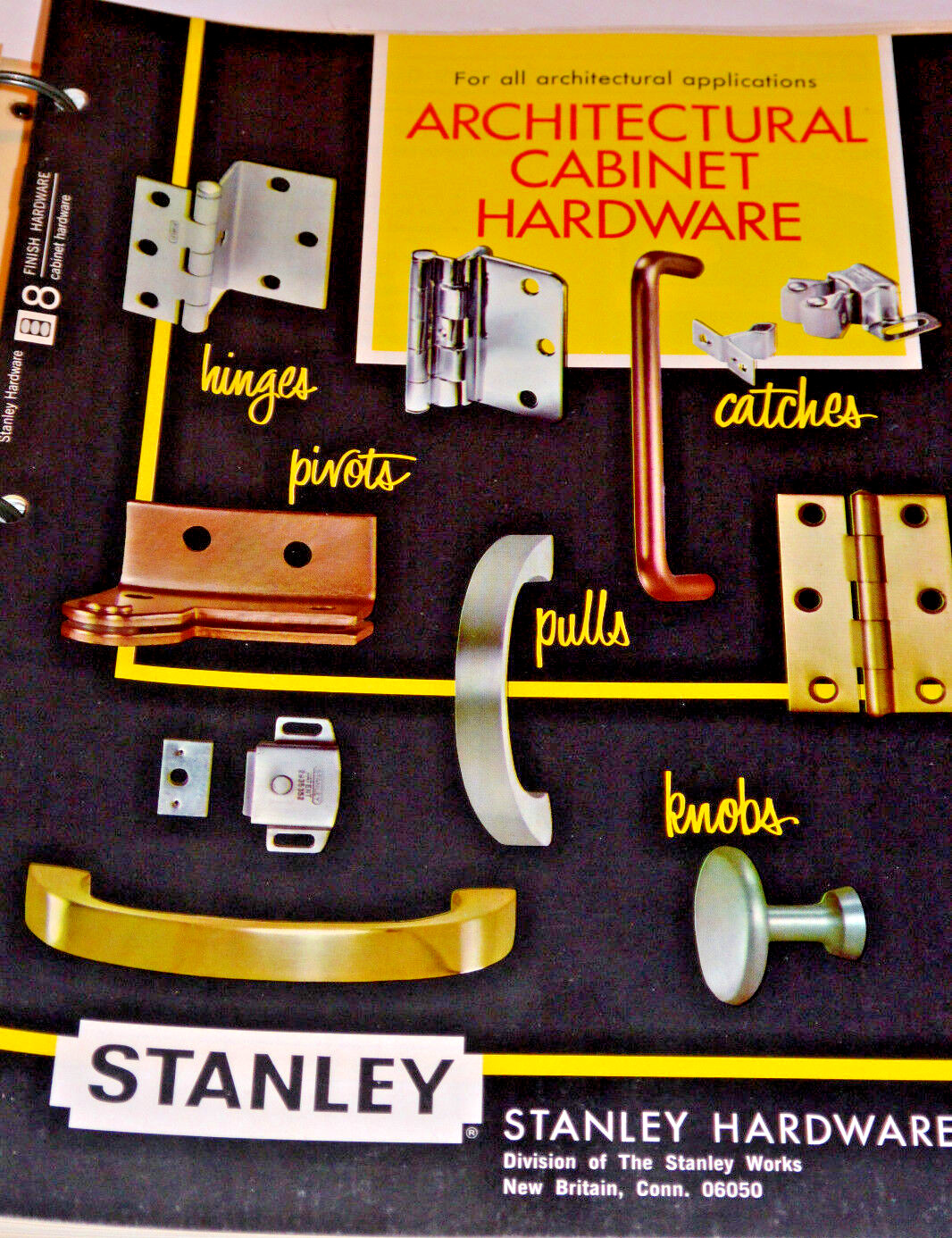 VTG 1970 STANLEY ARCHITECTURAL HARDWARE CATALOG! HINGES/PULLS/LATCHES/300+ PAGES