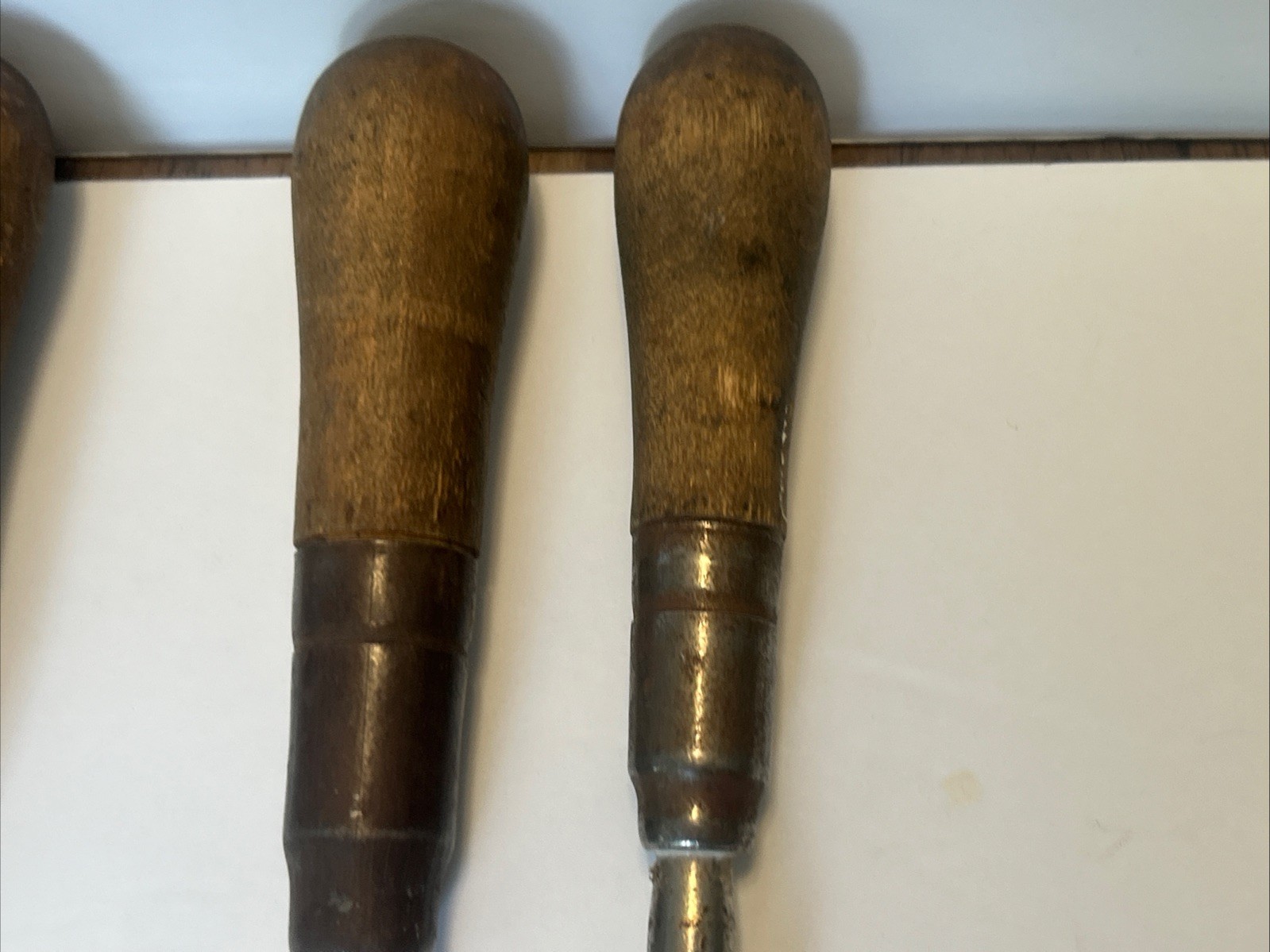 3 Lutz And 2 Other Wood Handled Machinists Nut Divers Custom 5 Total