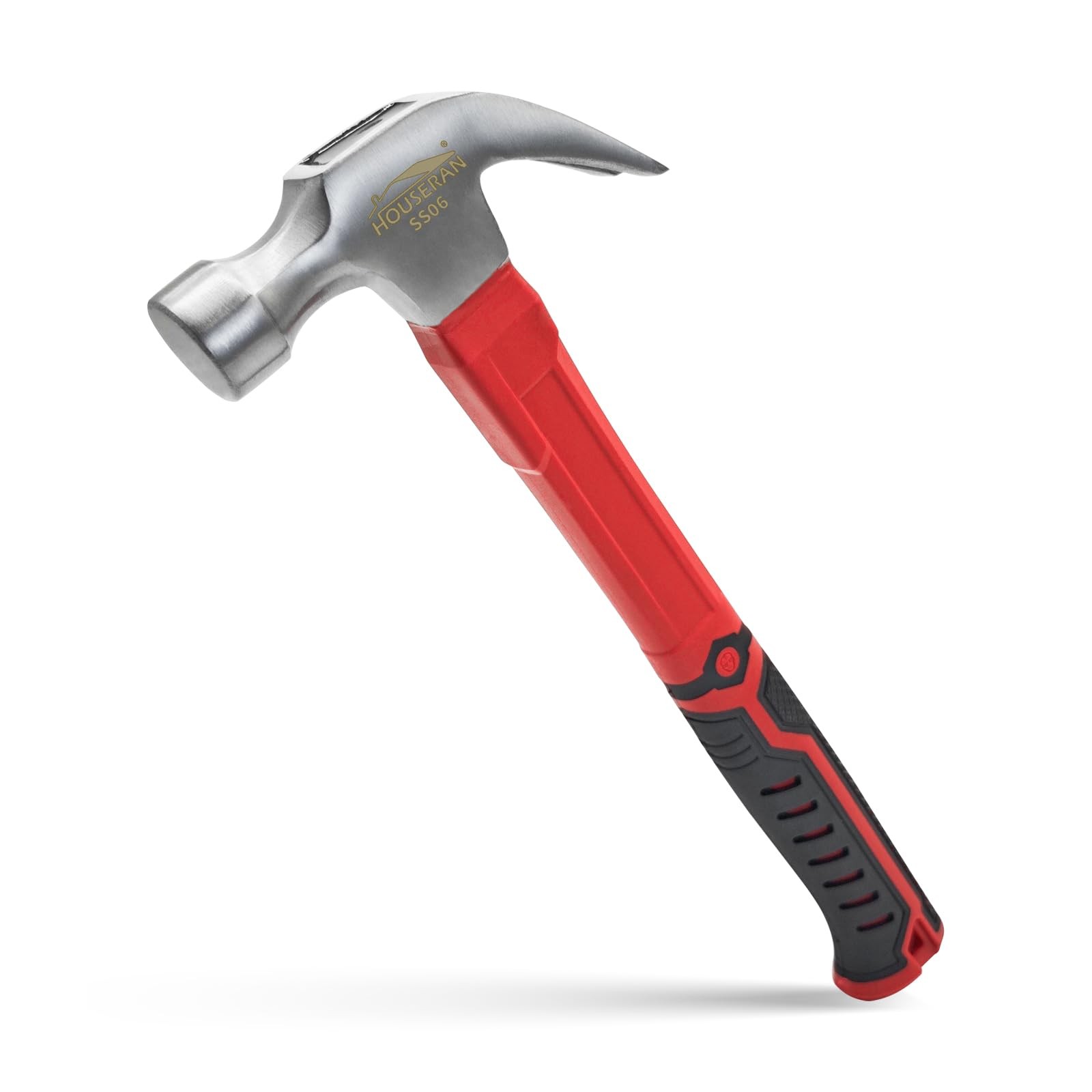 16 oz Claw Hammer, Heavy Duty Hammer with Straight Rip Claw & Soft Grip Handl…