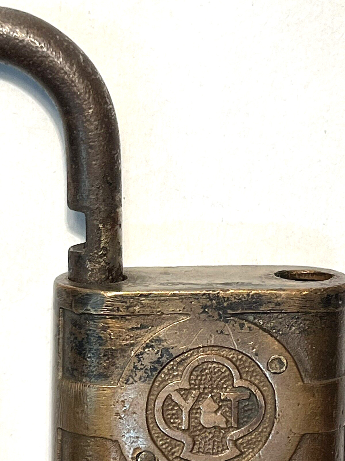 Padlock YALE & TOWNE Antique Vintage Lock Works Has 2 Keys
