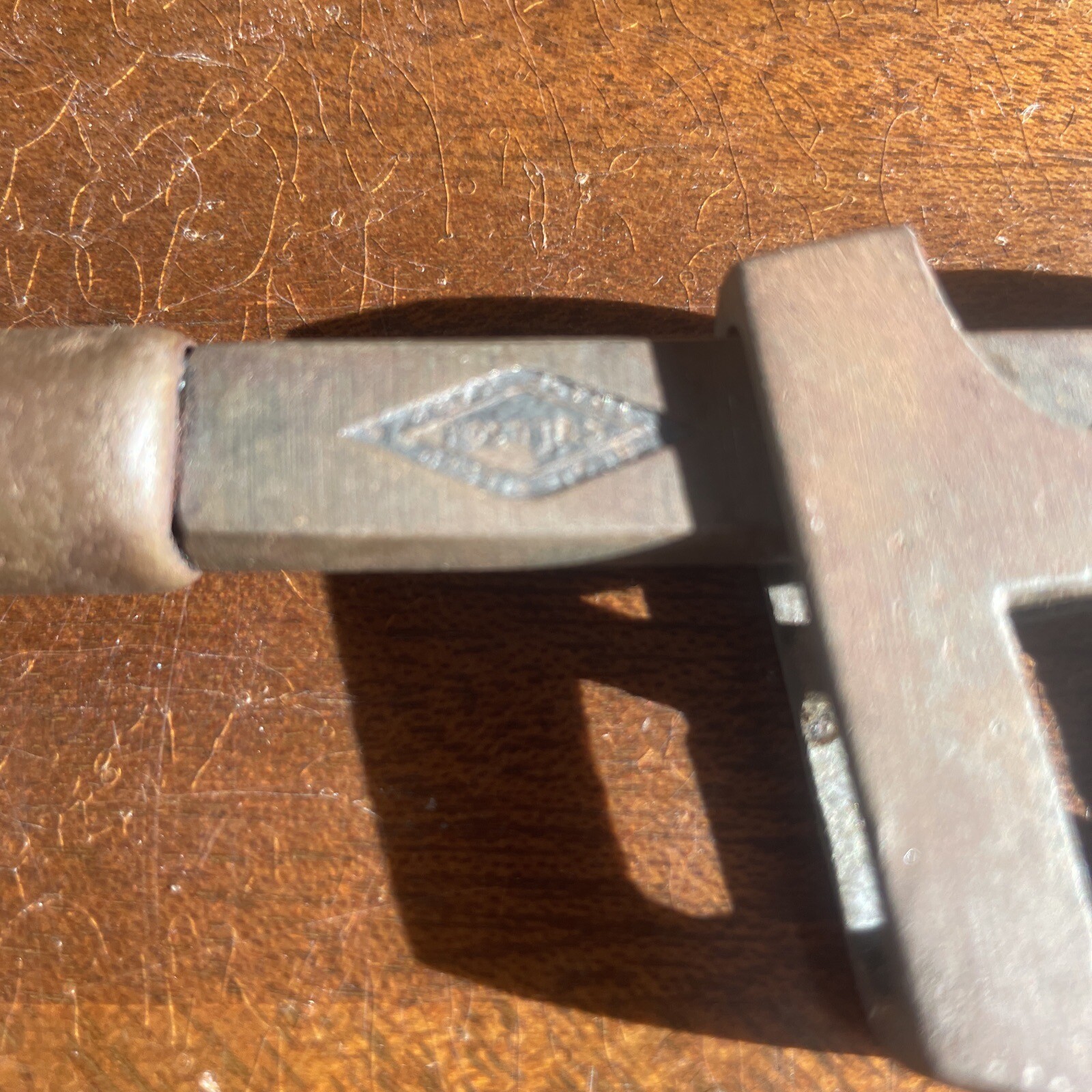 Vintage Stillson Walworth Mfg. Co. 8”Adjustable Pipe Wrench w/ Wood Handle