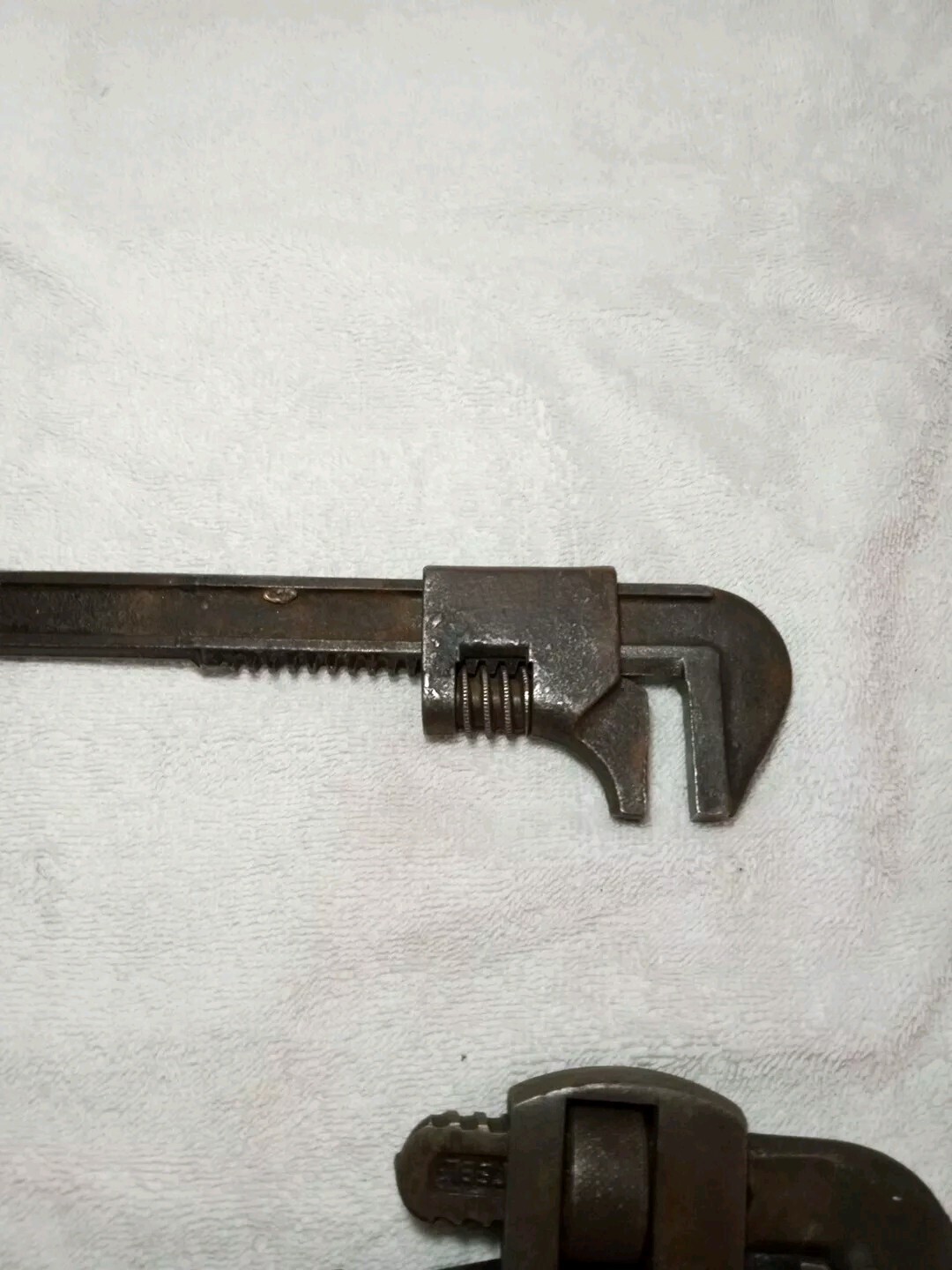 Vintage Ford 8″+ 9.5″ Unknown Brand Adjustable Monkey Wrenches – Made in USA