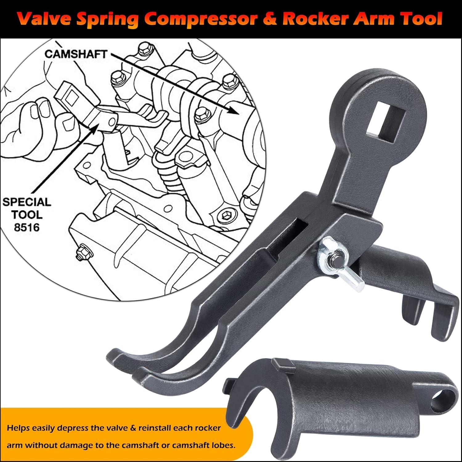 Bonbo Rocker Arm Remover Valve Spring Compressor for Jeep 3.7L