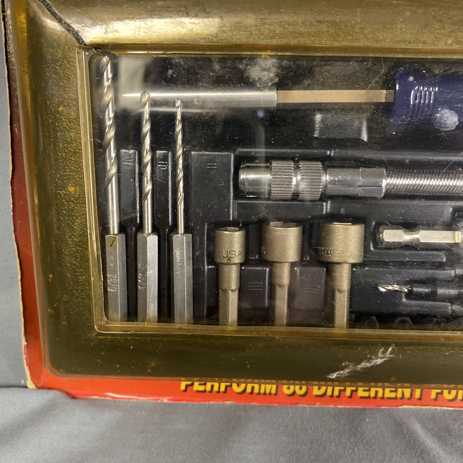 NOS Sears Craftsman 21 Piece Power Drill And Hand Driver Accessory System