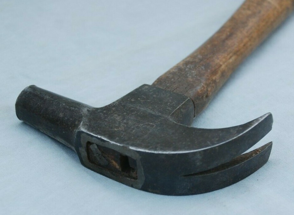 Vintage Small Tack Claw Hammer – With B.S. Warranted Stamp