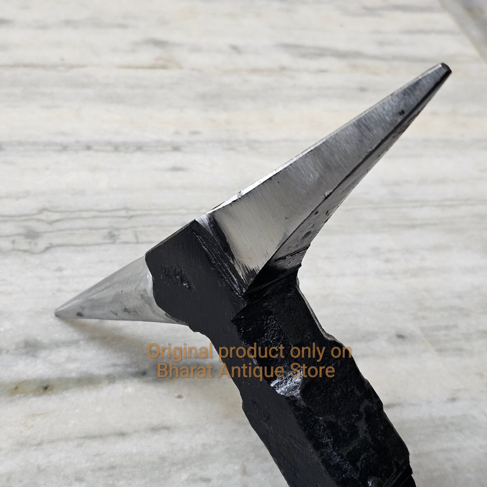 Antique Black Iron T Anvil Heavy Collectible Blacksmith Tool useful 3.5 lbs 9 in