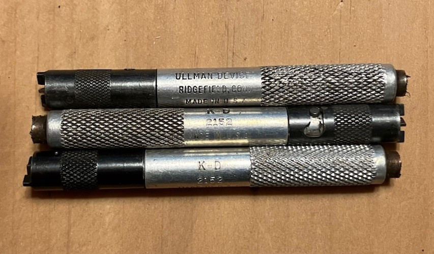 KD tools / Ullman device Lot of 3 screw starters