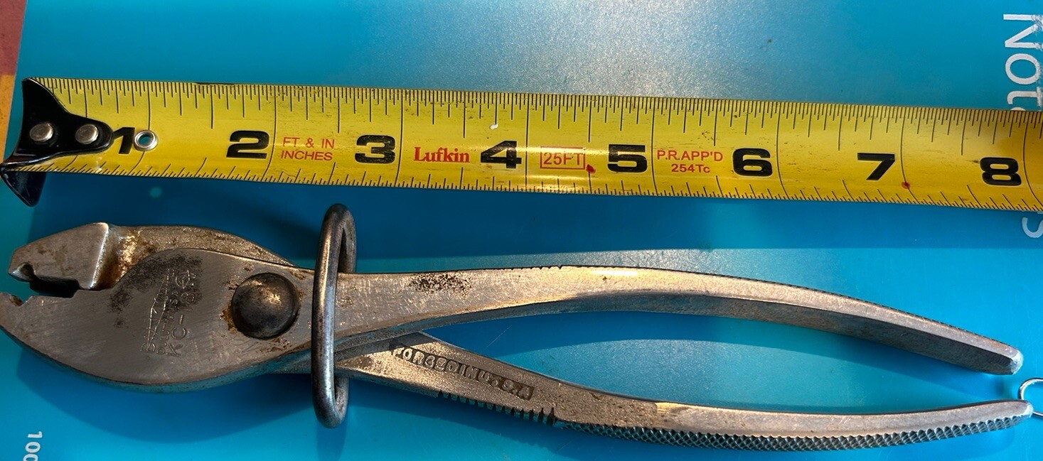 Diamond USA No. KC-18 External Hog Ring Clamp Type Hose Clamp Style Pliers H255