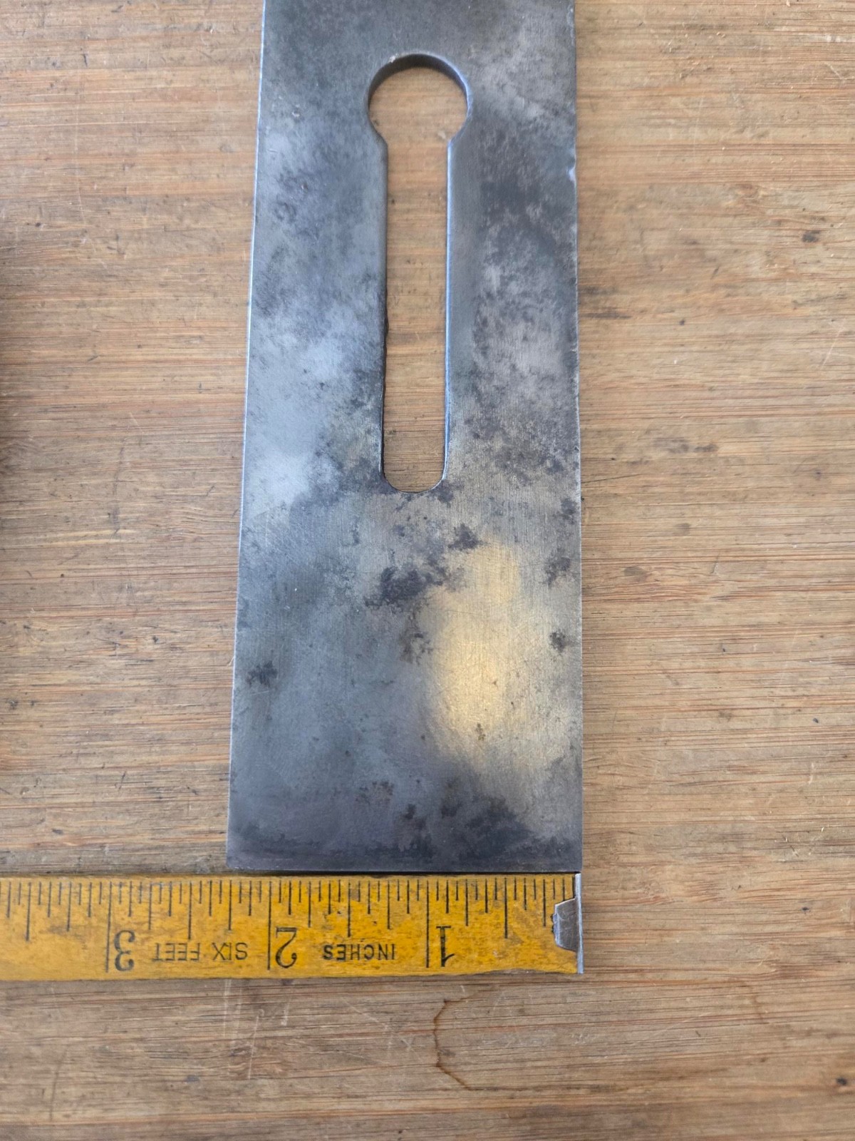 Antique Erik Anton Berg Tappered Iron and Chipbreaker 2 1/4 inch Hard to find