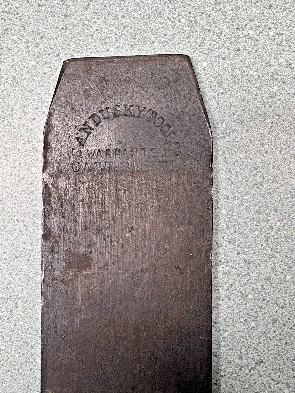 Wooden toothing plane vintage old tool Sandusky iron Bartlett’s NICE veneer