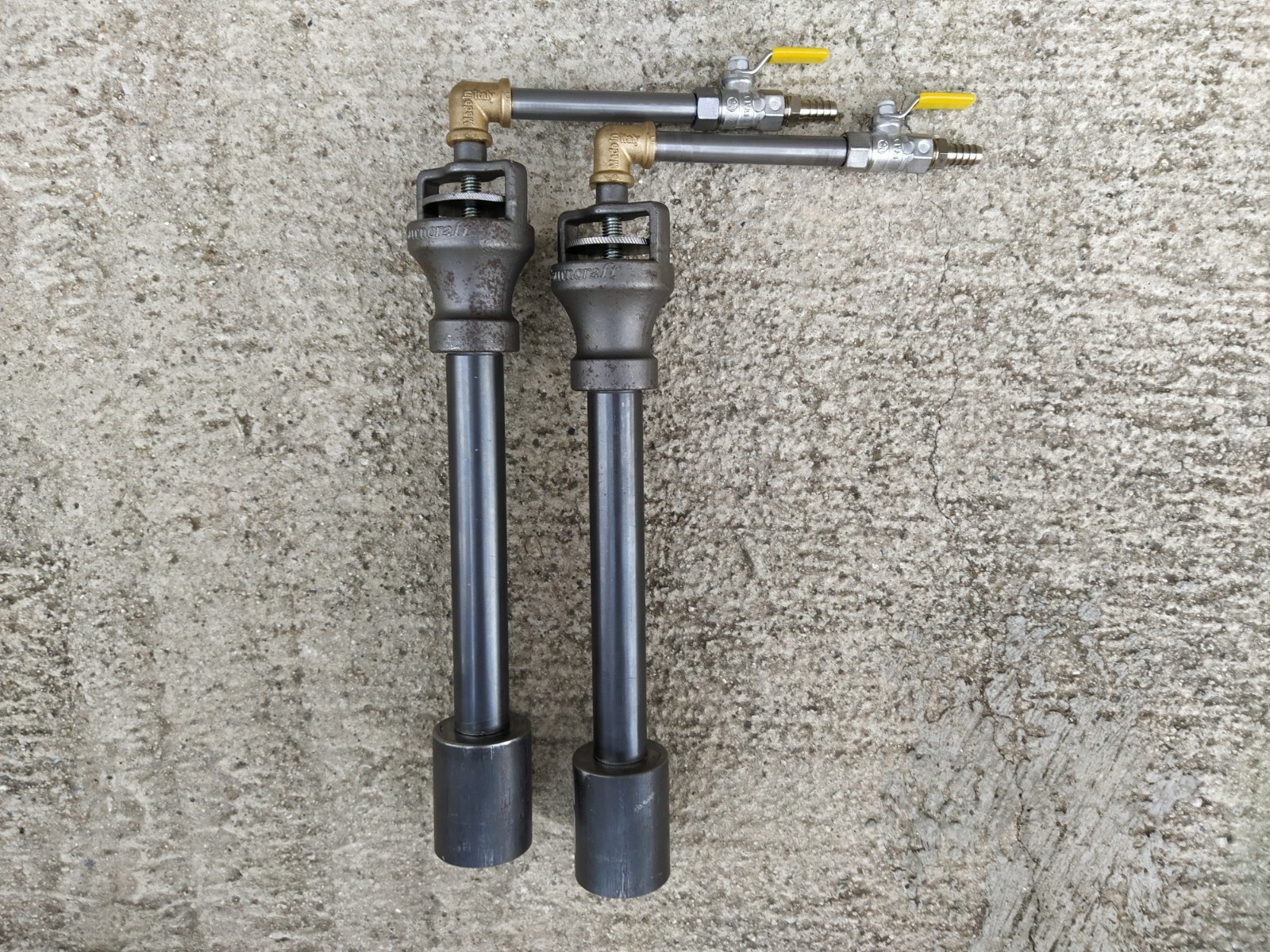Two Gas Propane Forge Burners for Blacksmiths and Smelting by BURNCRAFT