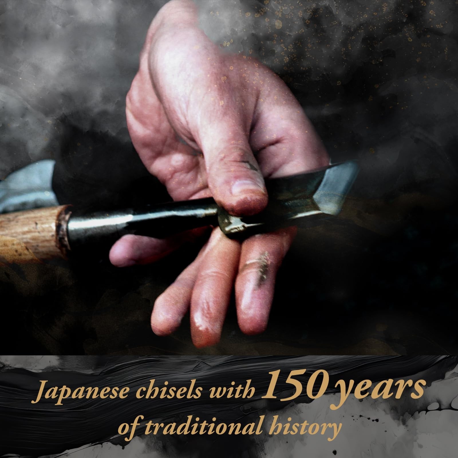 SUIZAN Japanese Wood Chisel 1/8″ (3mm) – Professional Oire Nomi Woodworking t…
