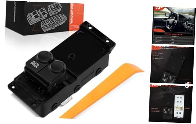 Master Power Window Switch for Hyundai Accent 10-14 Front Left Driver