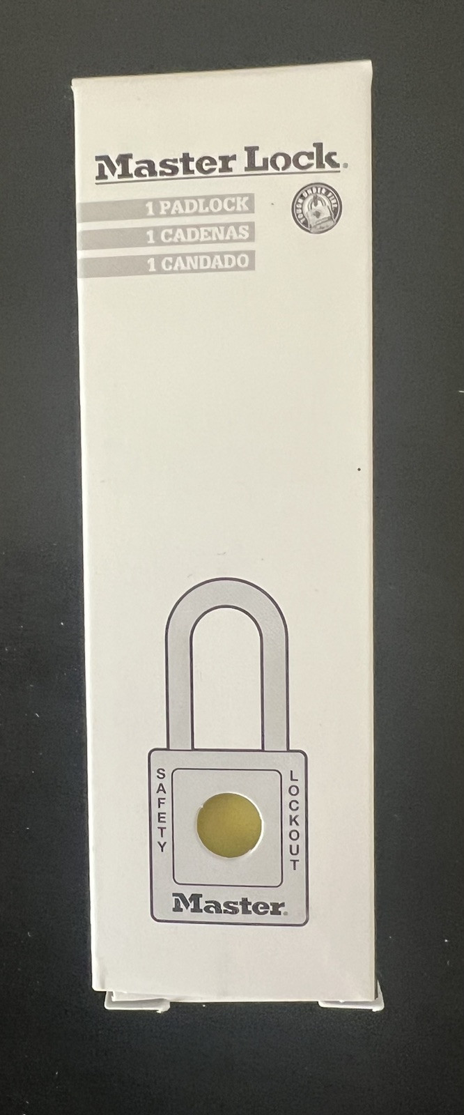 MASTER LOCK New in Box 411KAYLW SKU22020 Yellow Padlock w Key QUANTITY DISCOUNT!