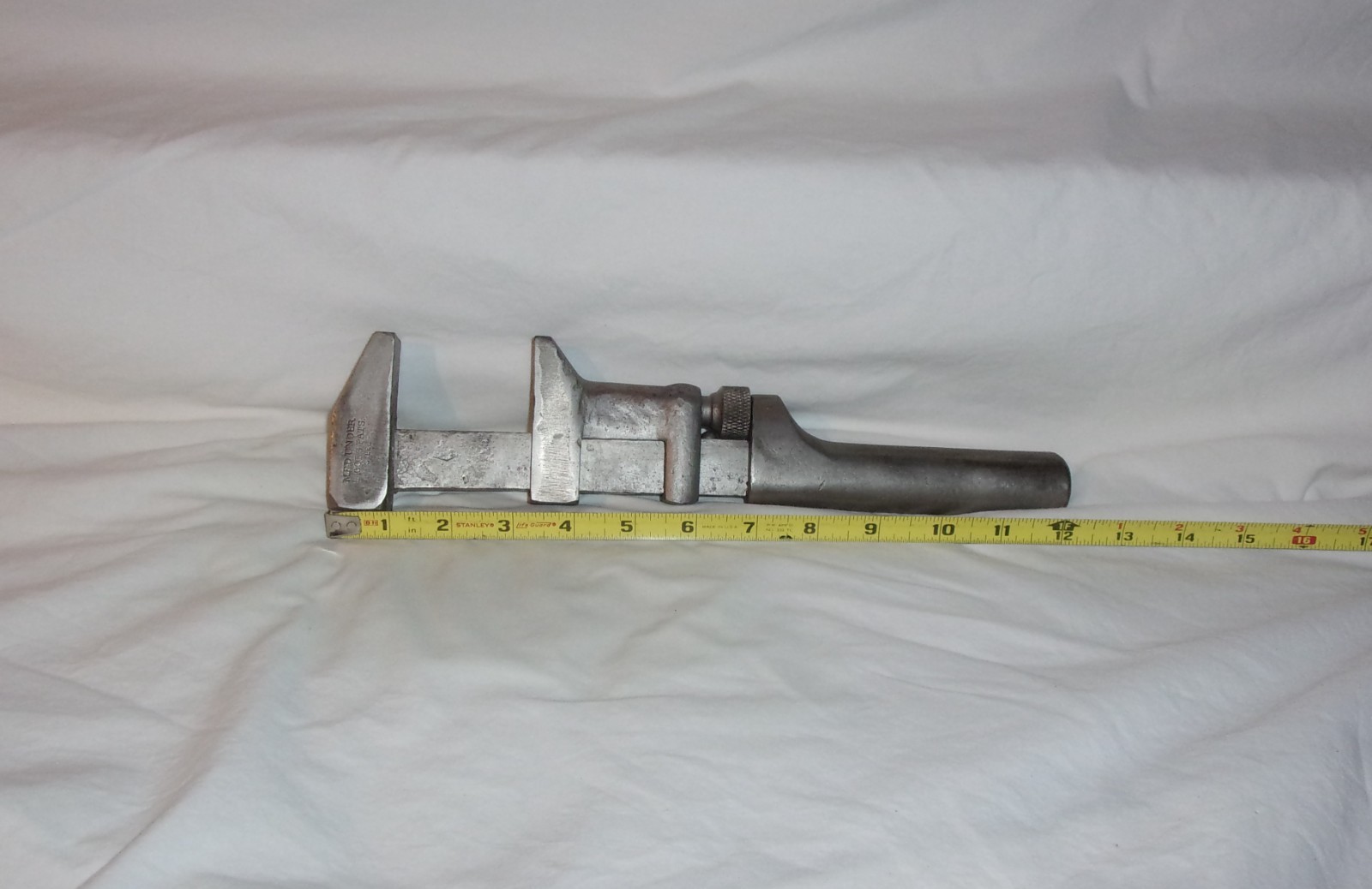 VINTAGE 12″ MONKEY WRENCH-STEEL HANDLE BY COES WRENCH CO.