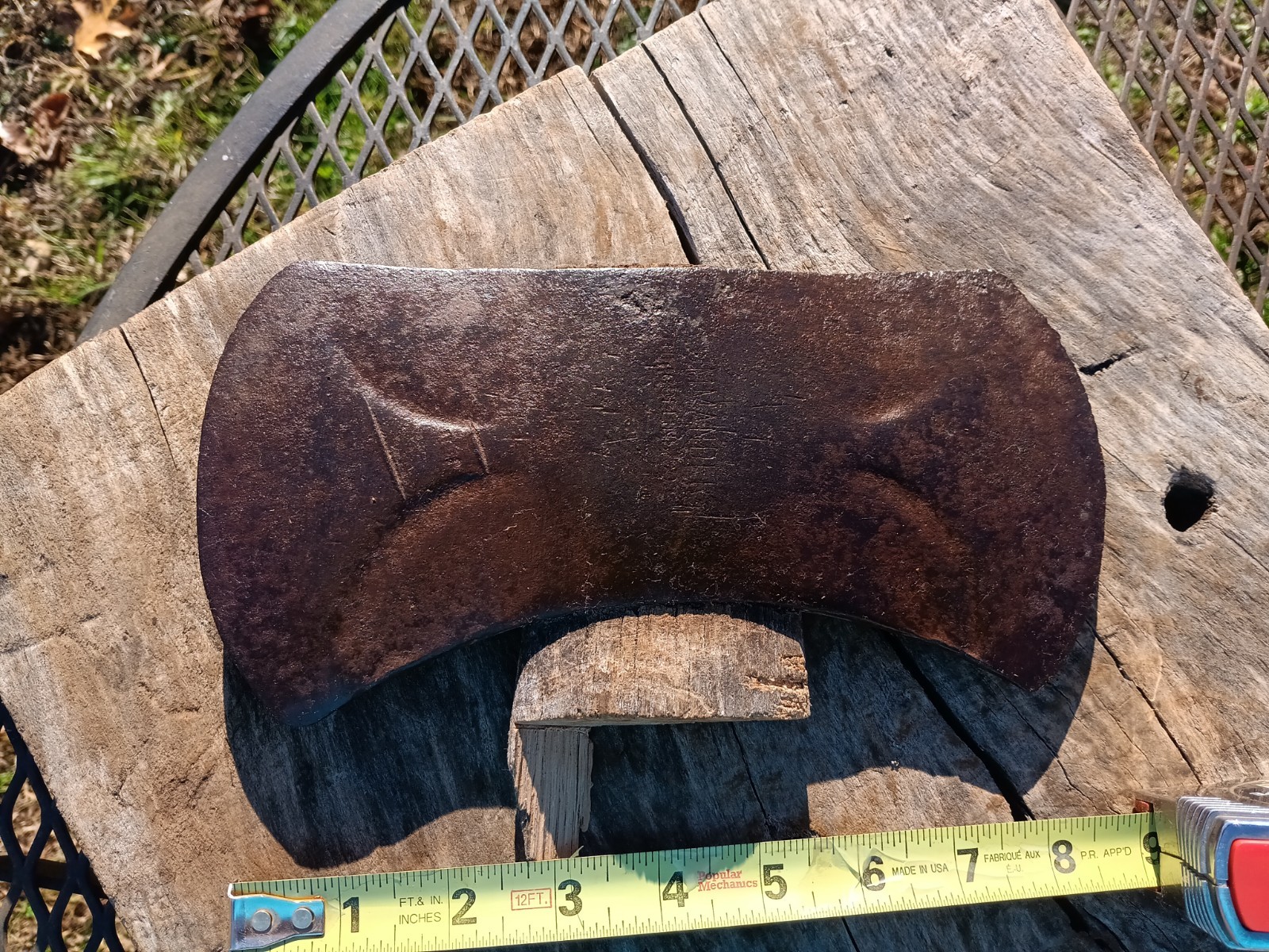 Vintage Collins Commander Beveled Double Bit Axe Head 3 lbs 11 oz