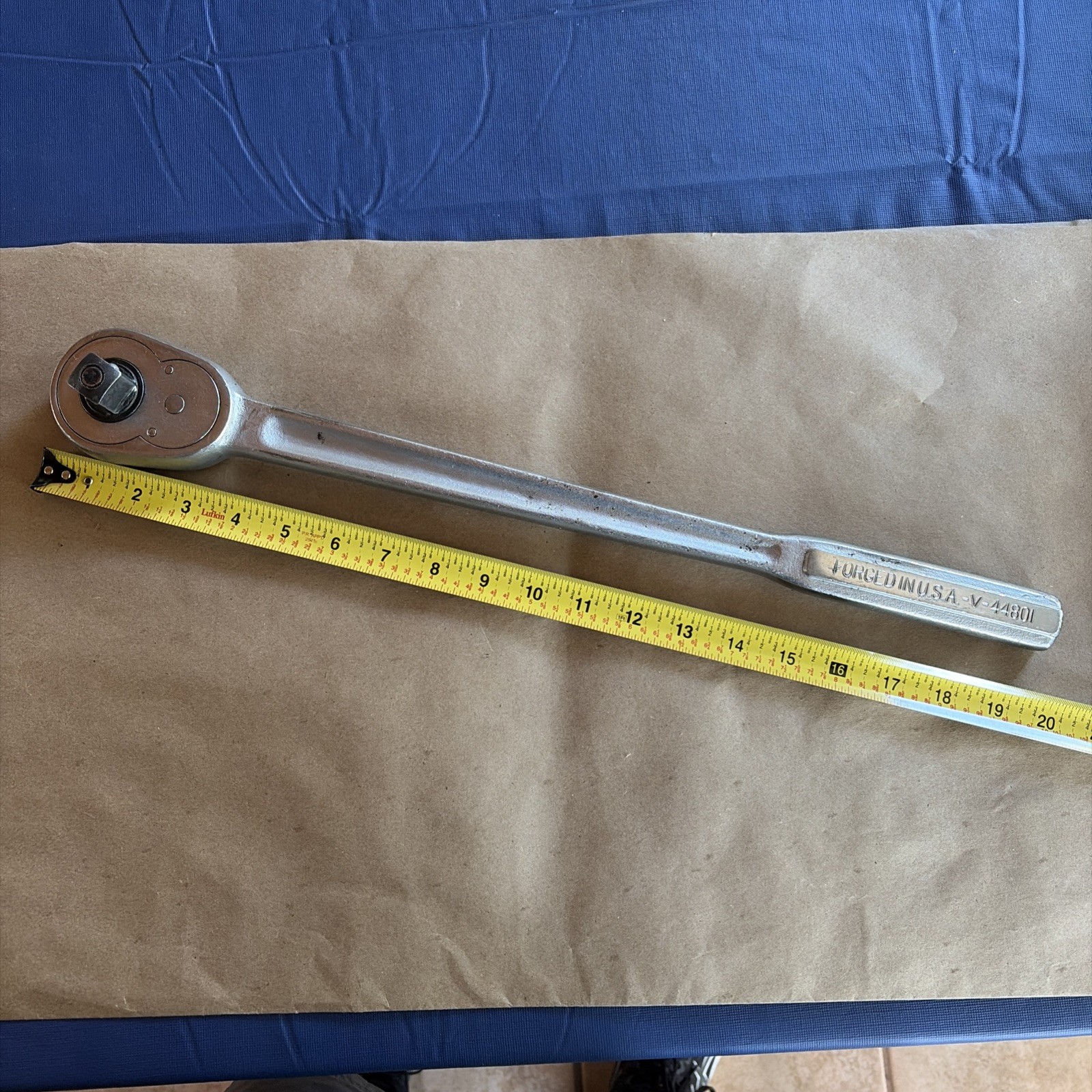 Vintage Craftsman 44801 3/4″ Drive -V- Series Ratchet With Oil Port – 20″ Long