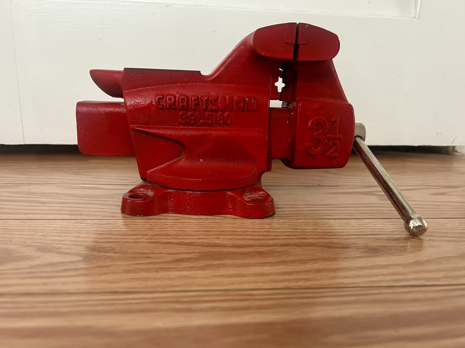 Vintage Craftsman 3 1/2-in Swivel Vise Heavy-Duty Model 95180 with Original Box