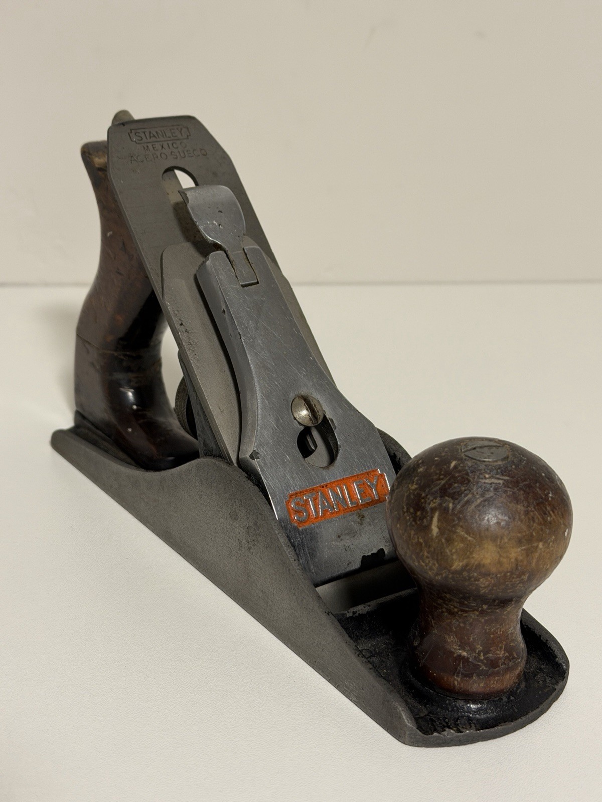 Vintage Stanley Bailey No 3 Smooth Bottom Wood Plane – Made In Mexico