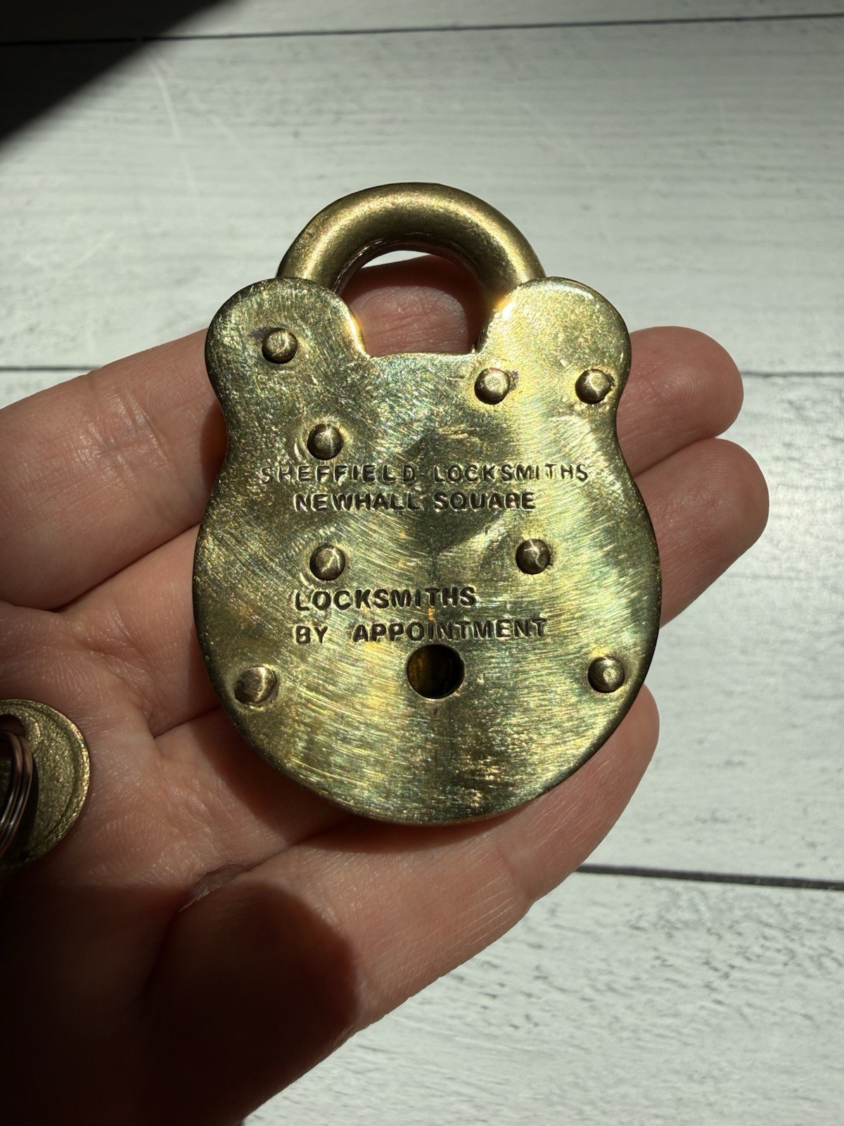 Vintage Squire 310 Padlock With Keys | Solid Brass | Old English