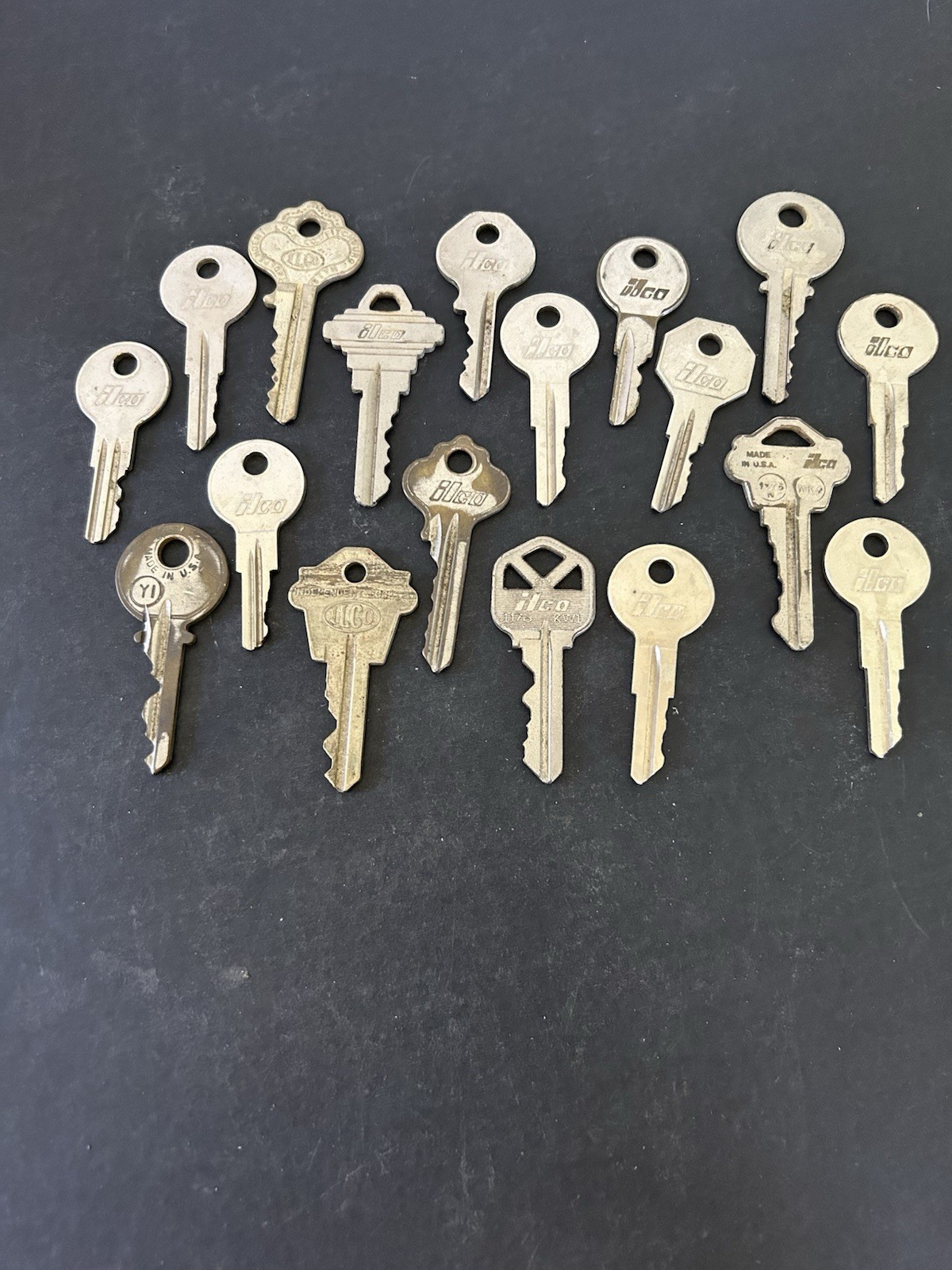 VTG Lot of 18 Cut ILCO Keys Various styles
