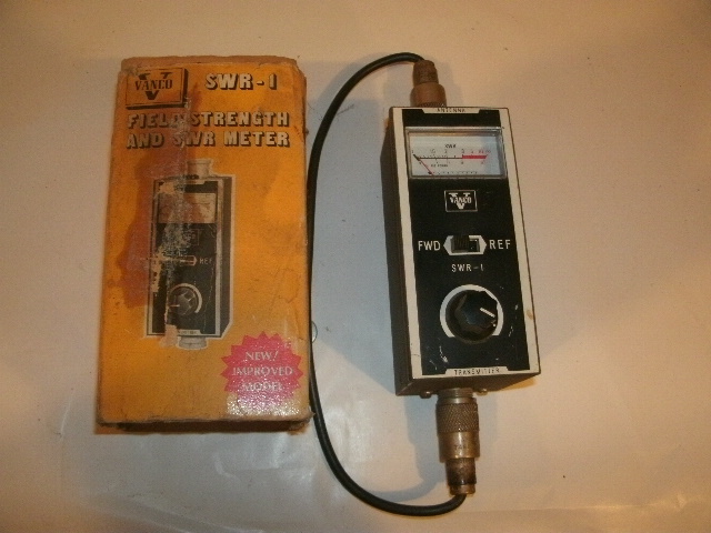 Vanco field strength SWR meter vintage old tester antique ratrod garage tool