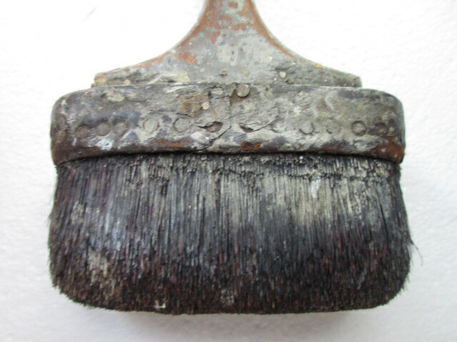Horsehair 4 inch Paint Brush 1920s-40s Natural Bristles