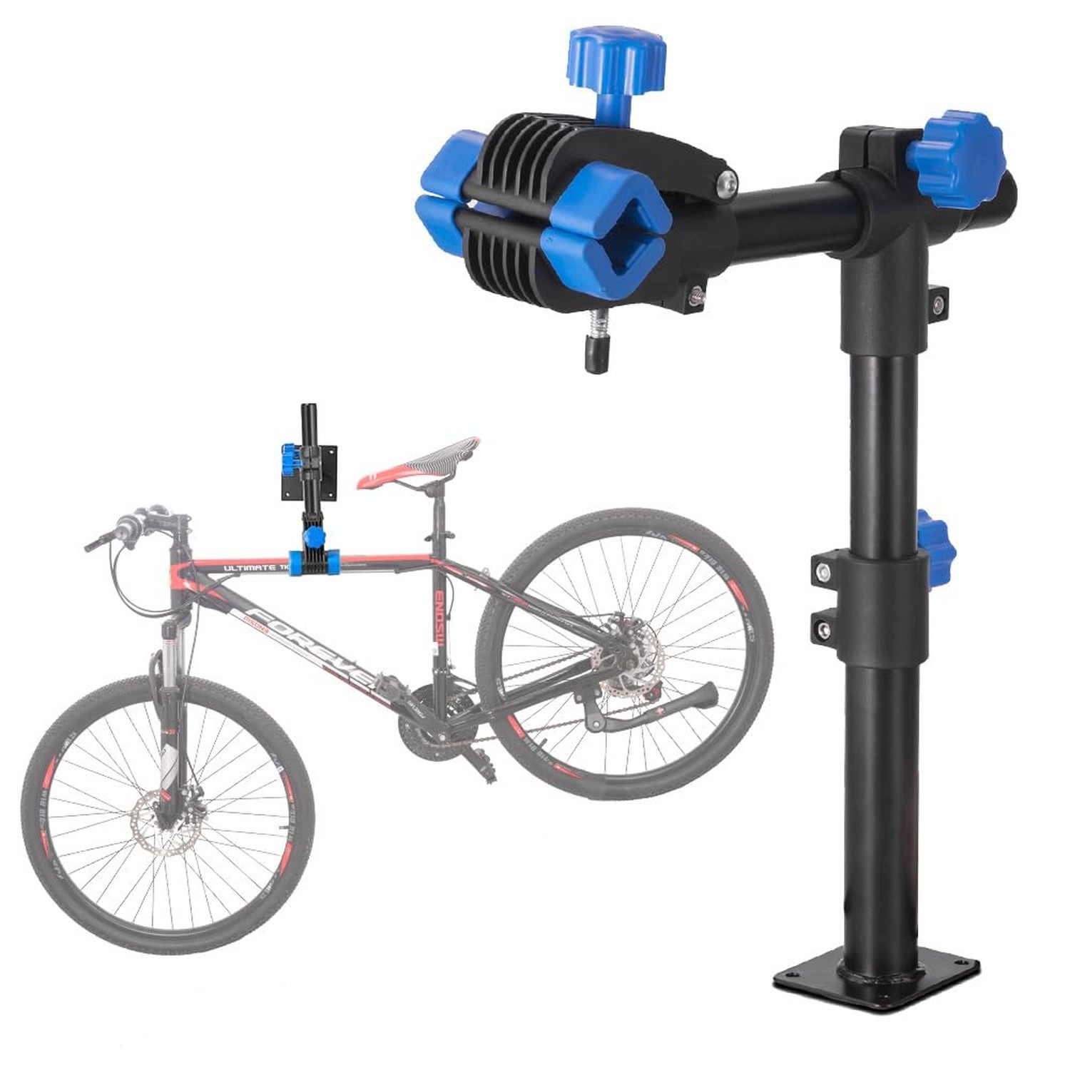 Bike Repair Stand (Max 66lbs)- Wall Bench Mount Workbench Rack Height-Adjusta…