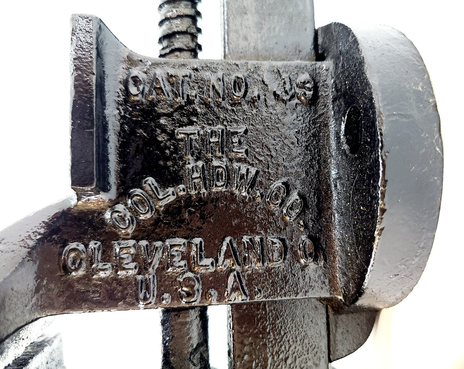 Vintage 3 Inch Work Bench Vice The Columbian Vise and Mfg. Company Cleveland OH