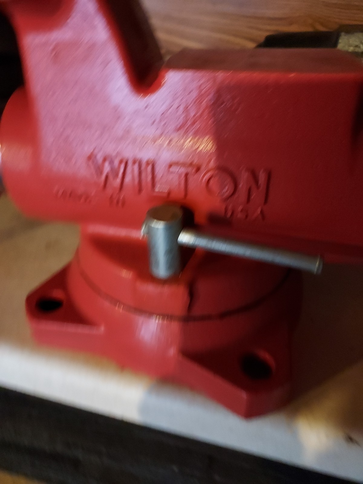 Vice By Wilton,Made In USA, 5″ Jaw, 100501,Opens To 8″, Red,Excellent Condition
