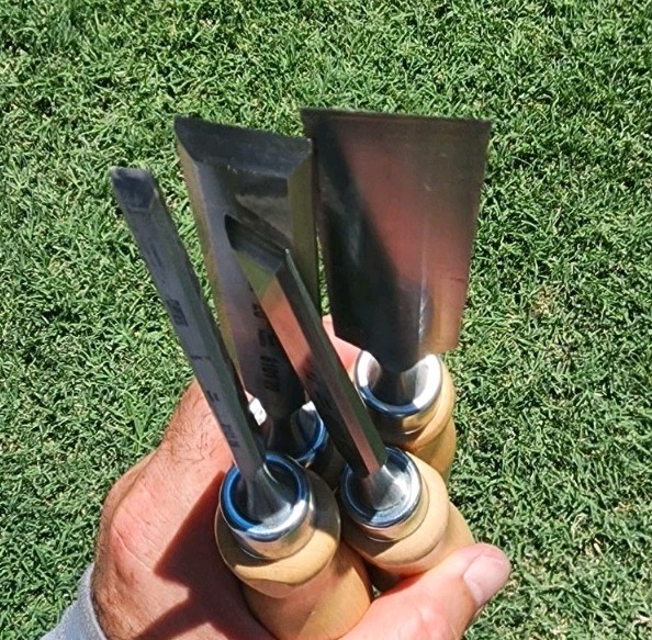 Narex 4pc Chisel Set Czech Republic 8101- 6, 12, 20, 26