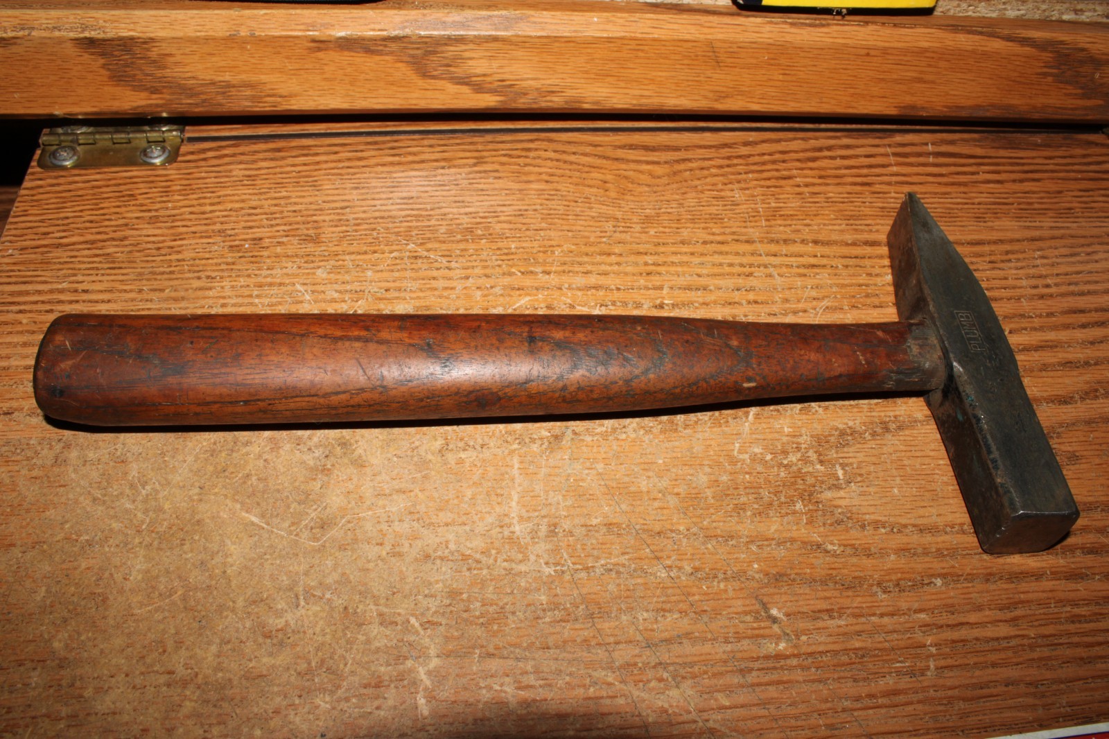 Vintage Plumb Tack Hammer Tinsmith Square Flat Head