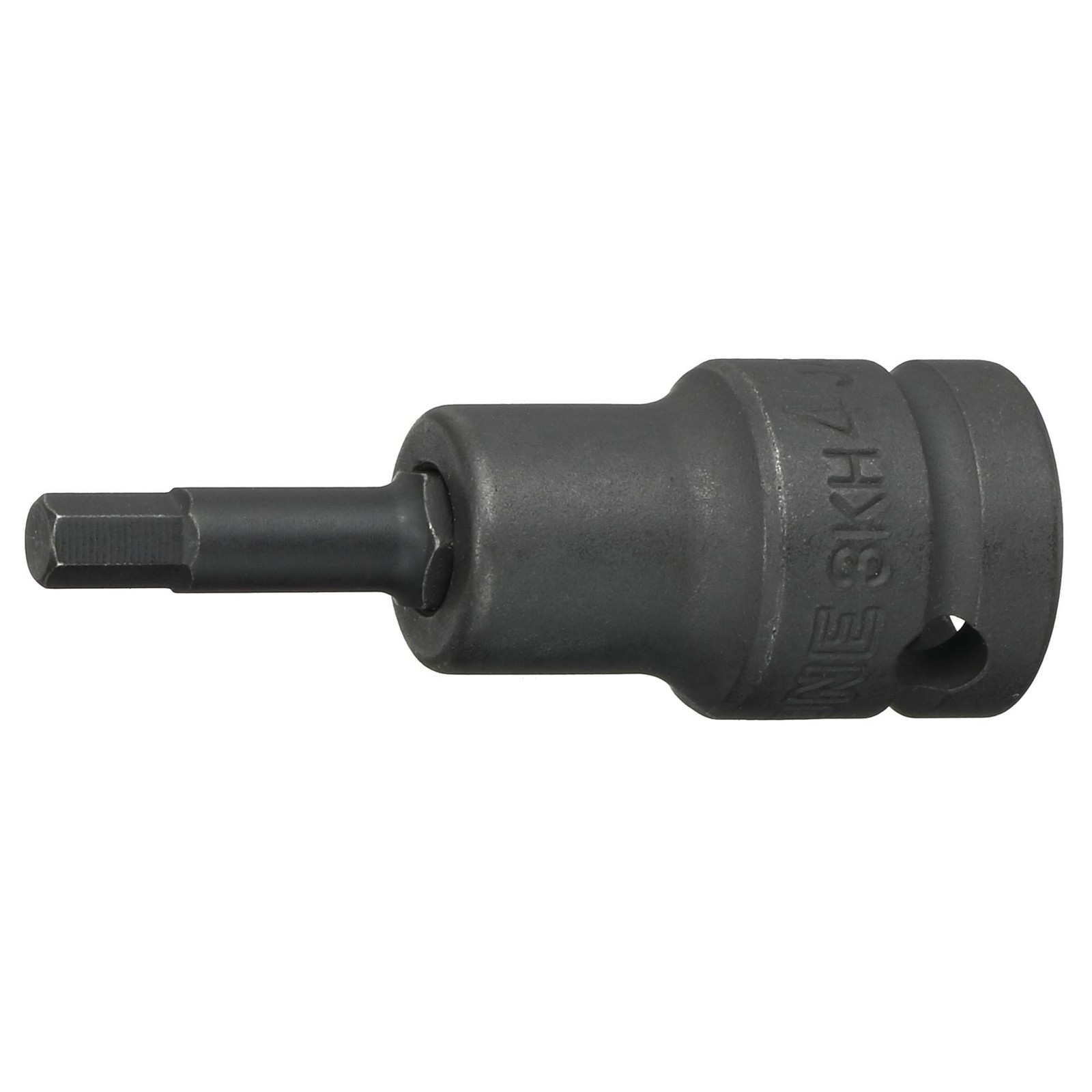 Hexagonal Socket, Heavy Duty, 3KH-04, 9.5mm Drive, 3/8″ Drive, 4mm Width